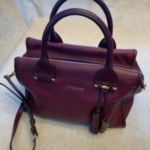 Michael Kors Burgundy Satchel